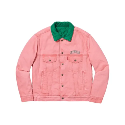 Supreme Levi's Quilted Reversible Trucker Jacket