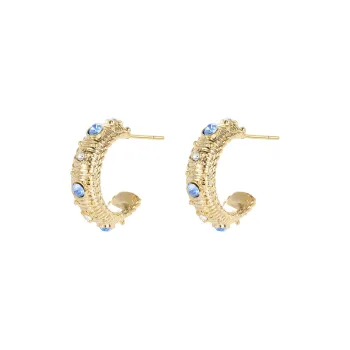BING STUDIO 925 Sterling Silver Needle Stud Earrings Women's