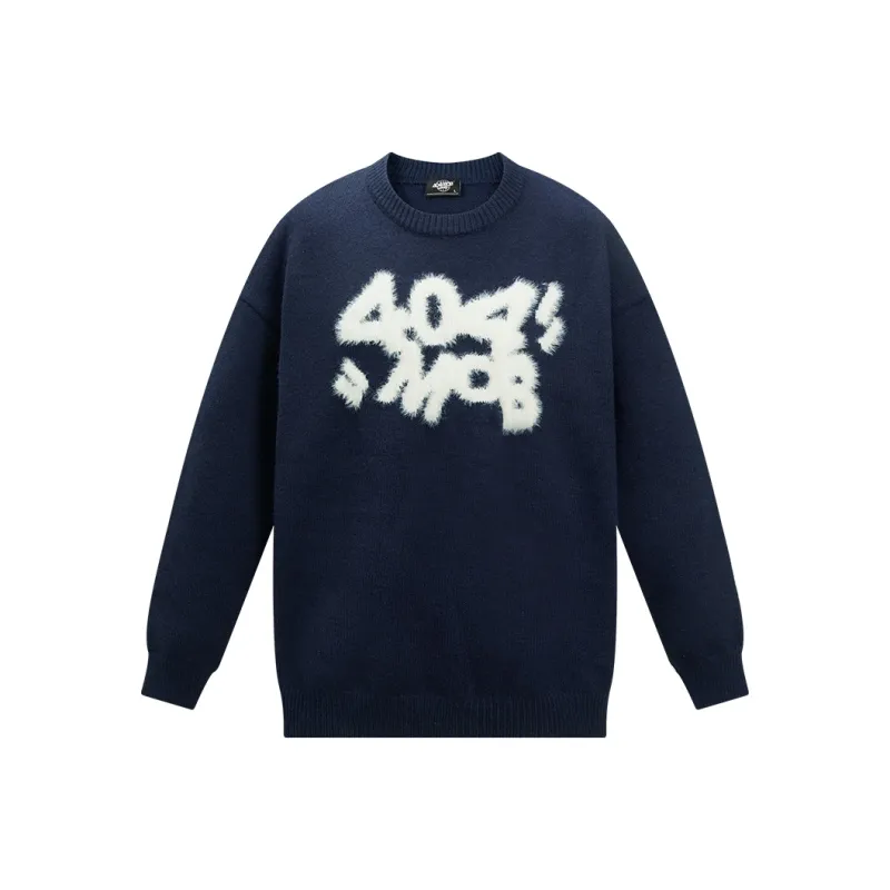 404MOB GANG Sweater Unisex Dark Blue-0