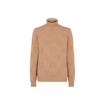 FENDI Sweaters Men Light Brown