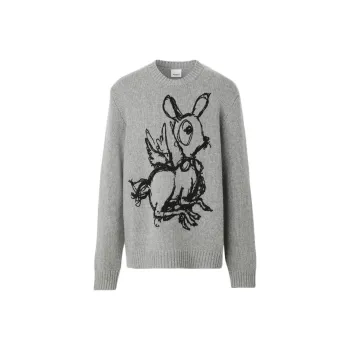 Burberry Knitwear Men's Deep Storm Gray
