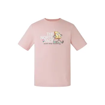 THE NORTH FACE T Shirt Unisex Mist Pink