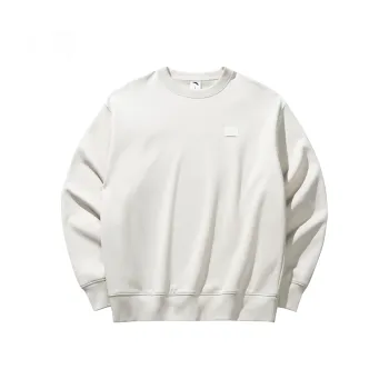 CHAOJIANTA Sweatshirt Unisex Fishbelly White