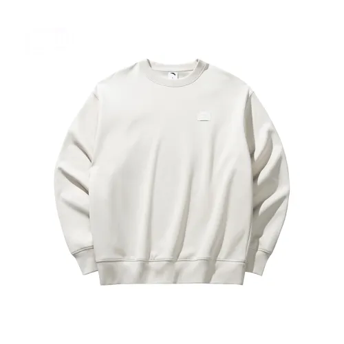 CHAOJIANTA Sweatshirt Unisex Fishbelly White