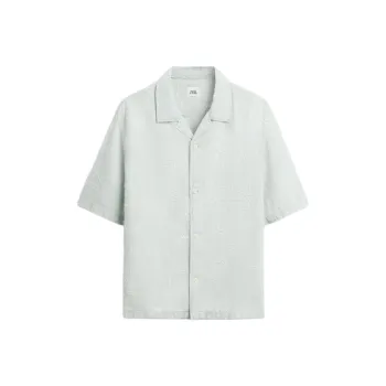 ZARA Shirts Men Light Blue