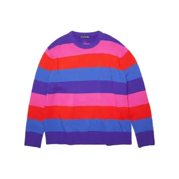 Acne Studios Kids Nimah Stripe Crew Sweater