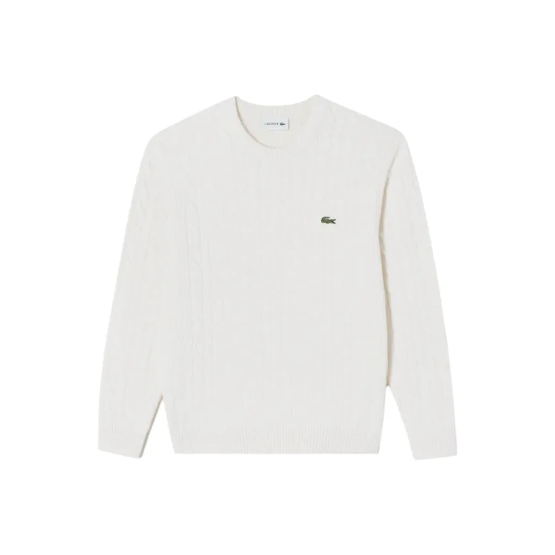 LACOSTE Sweater Men's Cream White-0