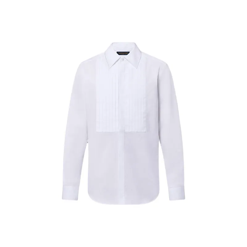 LOUIS VUITTON Bib Front Cotton Evening Shirt-0