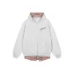 Light Heather Gray (Pink Plaid)