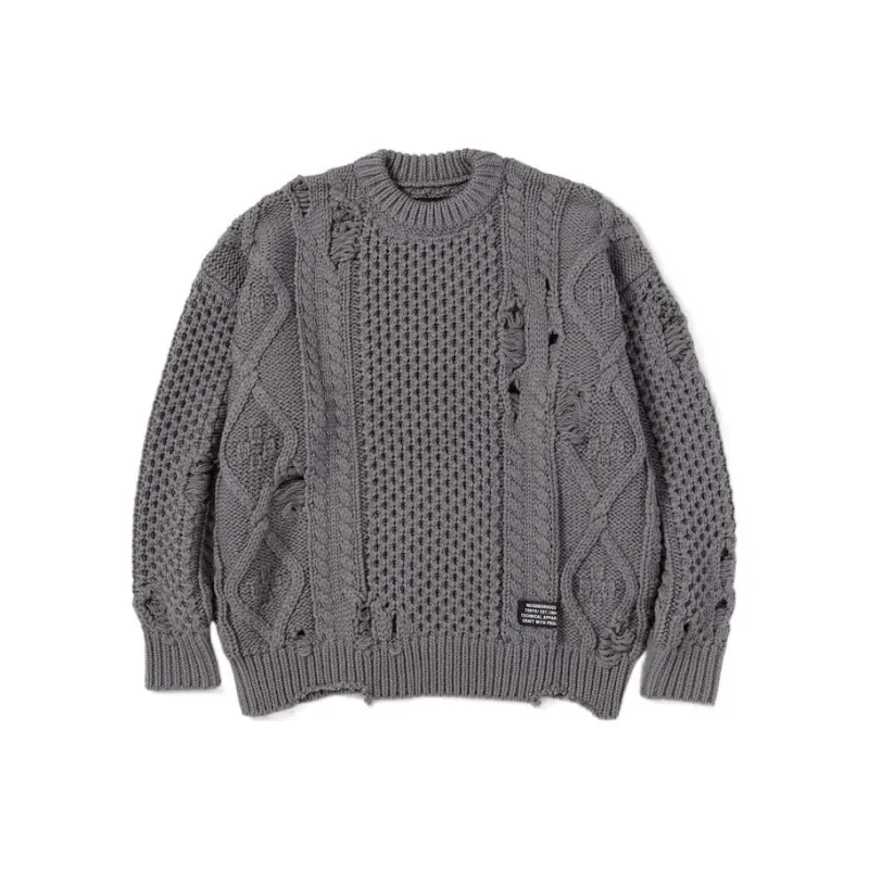 NEIGHBORHOOD Savage Cable Sweater-4