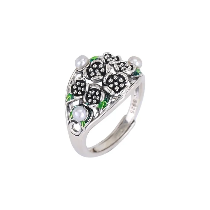 ZHENZHUAOMI Pearl Rings Women's-0