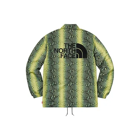Supreme The North Face Snakeskin Taped Seam Coaches Jacket