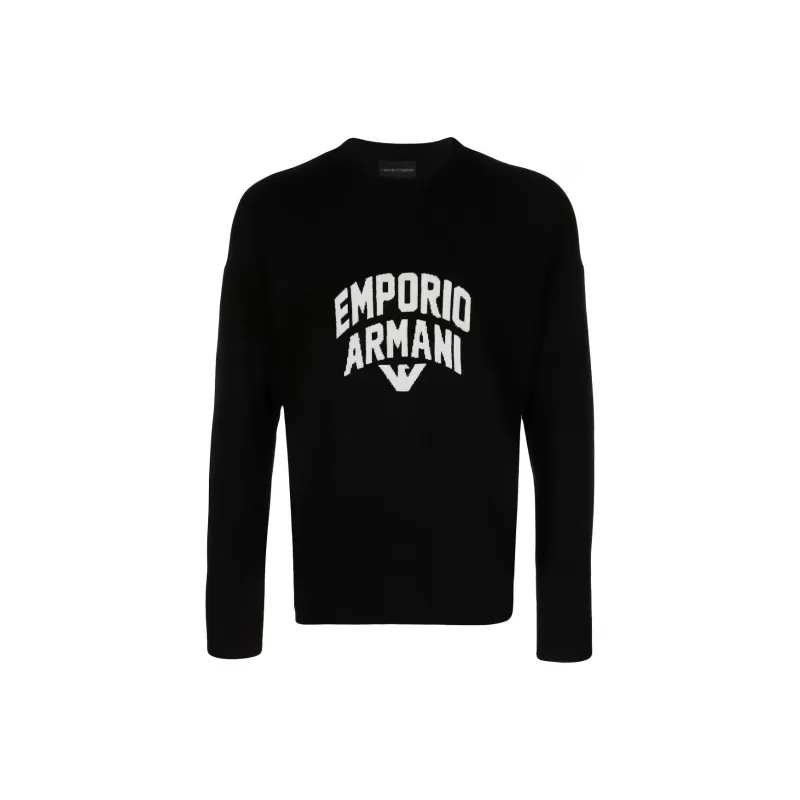 EMPORIO ARMANI Sweaters Men Black-0