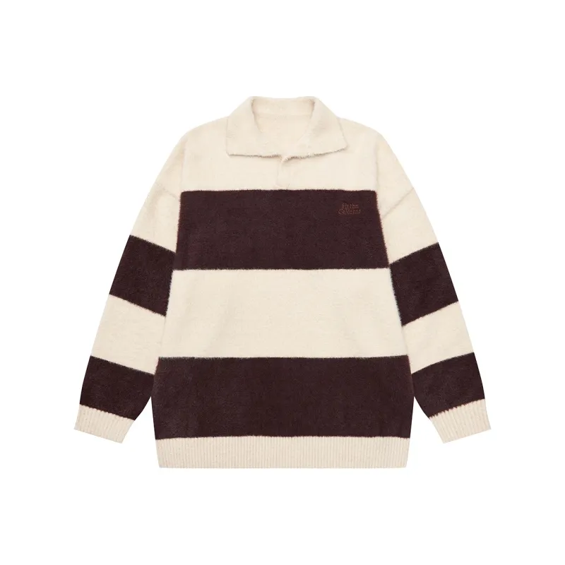 Heartboon Sweaters Unisex Milk Coffee-0