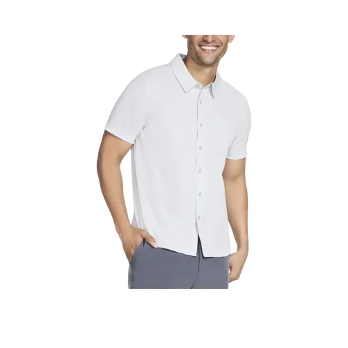 Skechers GO WALK Air Short Sleeve Shirt Shirt Men's White