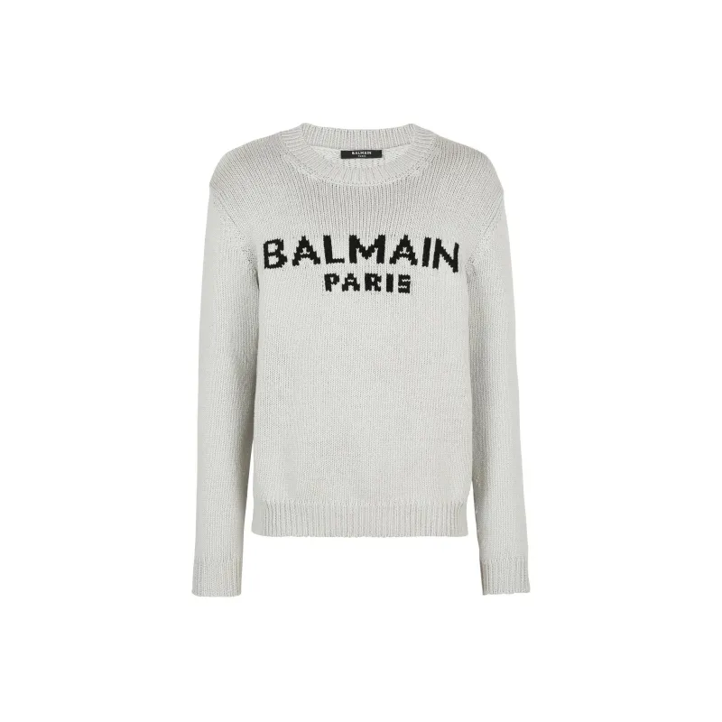 BALMAIN Sweaters Men Gray-0