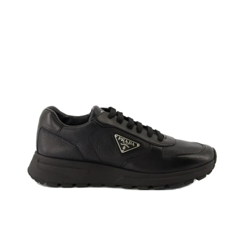 PRADA Low Top Casual Shoes Men's Black-1