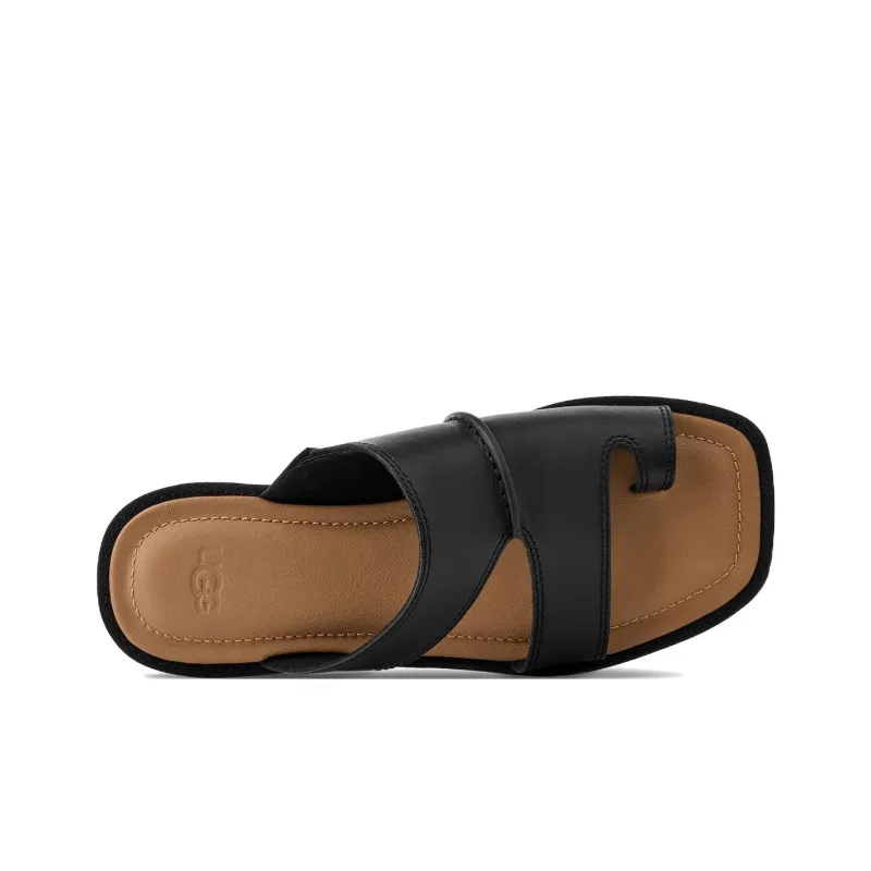 UGG Rubber Sole Abrasion Resistant Slide Slippers Women's Black-3