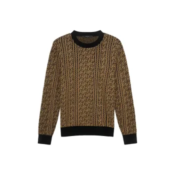 DAVID NAMAN Sweaters Men Gold