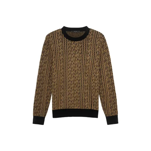 DAVID NAMAN Sweaters Men Gold