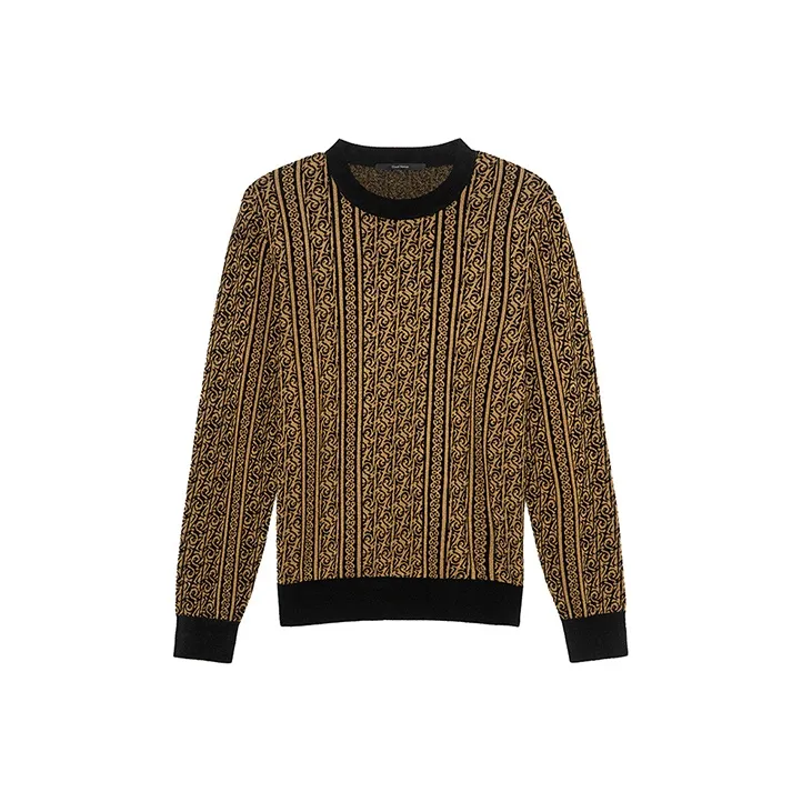 DAVID NAMAN Sweaters Men Gold-0