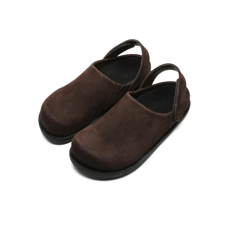 Rummaden Rubber Sole Stitching Abrasion Resistant Slip Resistant Closed Toe Slippers Unisex Black-7