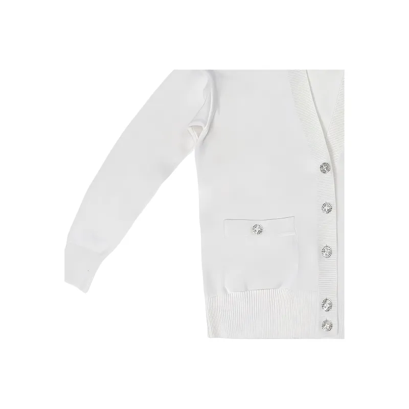 CHANEL FW22 Cashmere Sweater Women's White-2