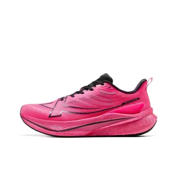 XTEP 2000km 3.0 Running Shoes Men Low Top Fluorescent Enchanting Red, Black