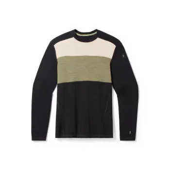 SMARTWOOL Men's Classic Thermal Merino Base Layer Colorblock Crew Sweater Men's