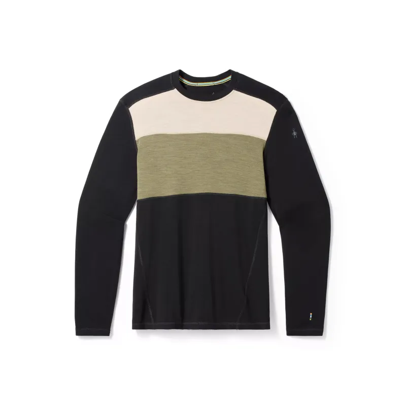SMARTWOOL Men's Classic Thermal Merino Base Layer Colorblock Crew Sweater Men's-7