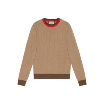 GUCCI Sweaters Men Camel