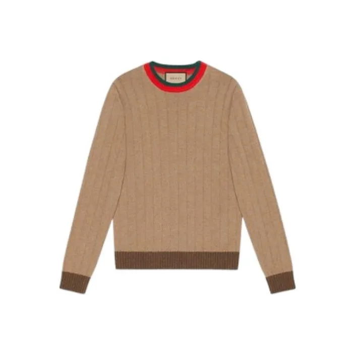 GUCCI Sweaters Men Camel-0