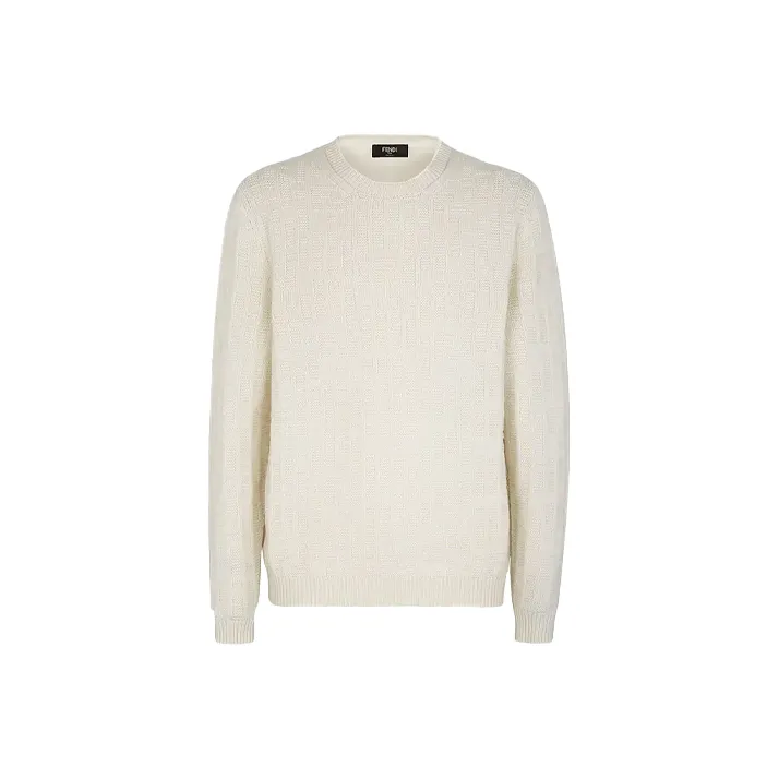 FENDI Cashmere Sweaters Men White-0