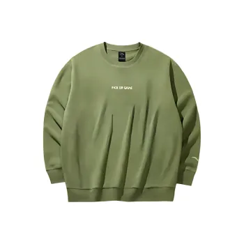 Anta Basketball Collection Sweatshirt Unisex Snail Turquoise Green