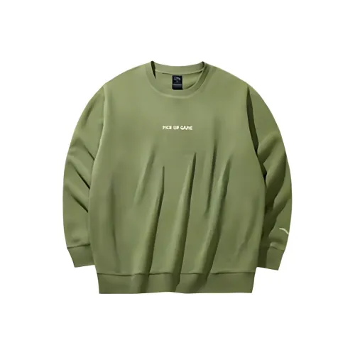Anta Basketball Collection Sweatshirt Unisex Snail Turquoise Green