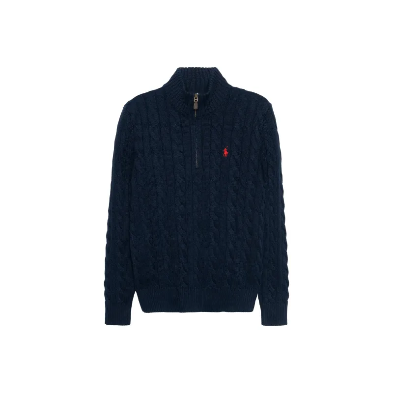 Polo Ralph Lauren Cable Knit Zipped Cardigan-1