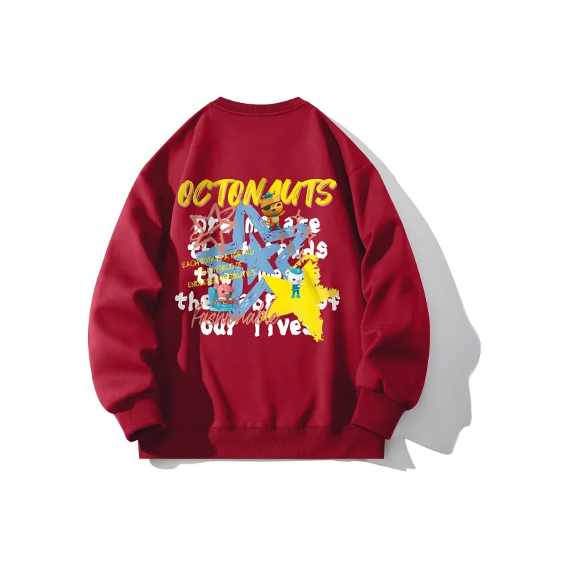 Small Columns Under The Sea Sweatshirt Unisex-12