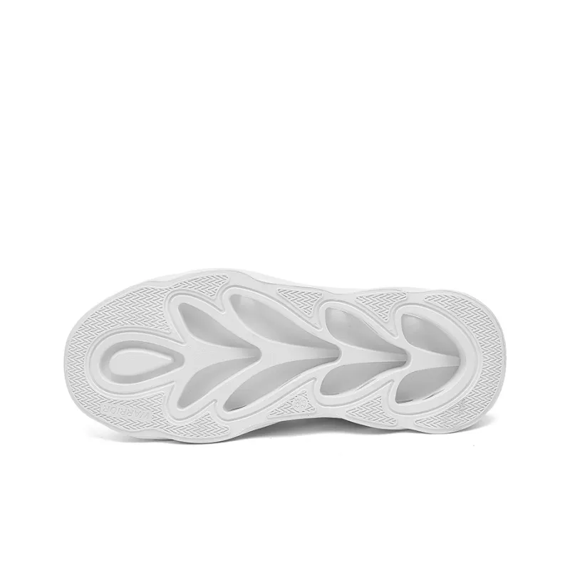 WARRIOR Running Shoes Men Low Top White-3