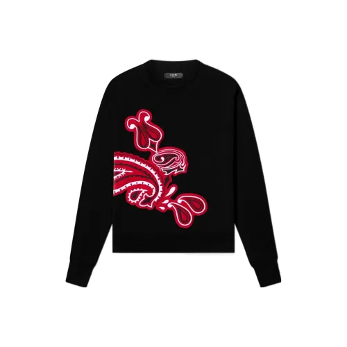 AMIRI Bandana Appliqué Rabbit Crew