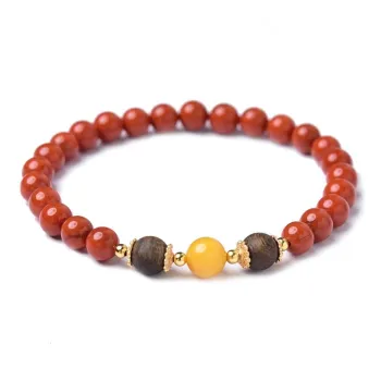 Seven Little Craftsmen Southern Red Agate Bracelets Unisex