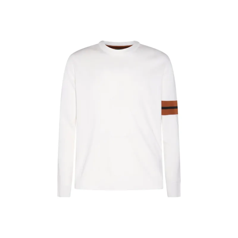Ermenegildo Zegna Stripe Detailed Crewneck Jumper-0