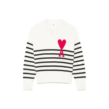 AMIPARIS Ami De Coeur Striped Sweater