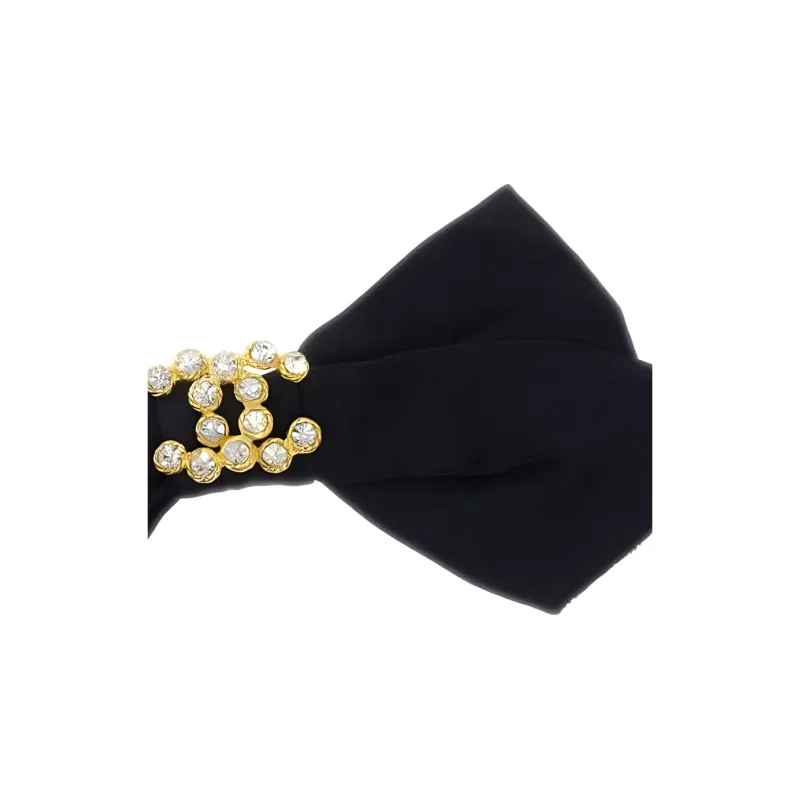 CHANEL 1990 2000s Bow Hair Barrette-1