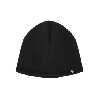 DESCENTE Fleece, Knitted Fabric Beanies Unisex Black