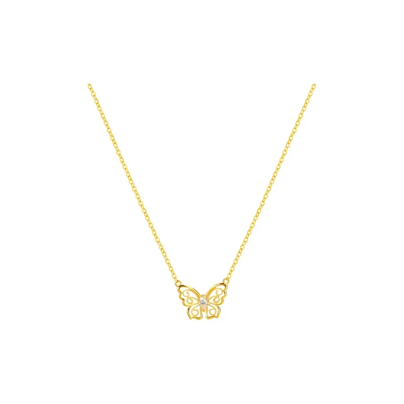 Pursue Love 925 Sterling Silver Necklaces Women's-0