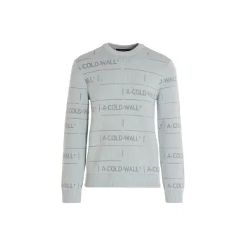A COLD WALL* Chain Jacquard Crewneck Knit Jumper