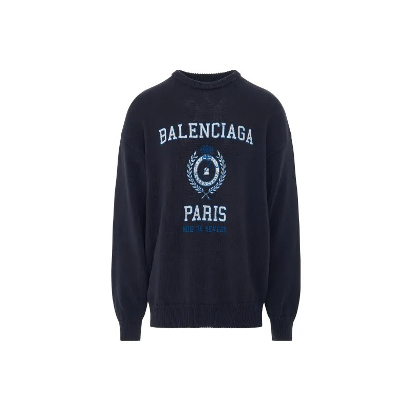 Balenciaga SS22 Sweater Men's Blue-0