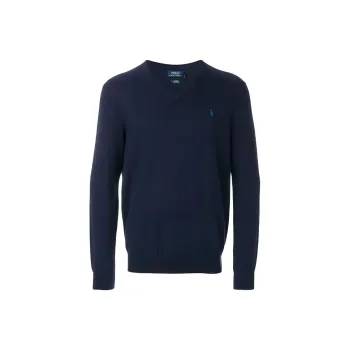 Polo Ralph Lauren Logo Embroidered Knitted Jumper