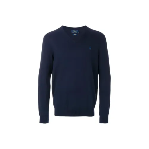 Polo Ralph Lauren Logo Embroidered Knitted Jumper