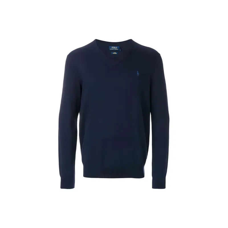 Polo Ralph Lauren Logo Embroidered Knitted Jumper-0